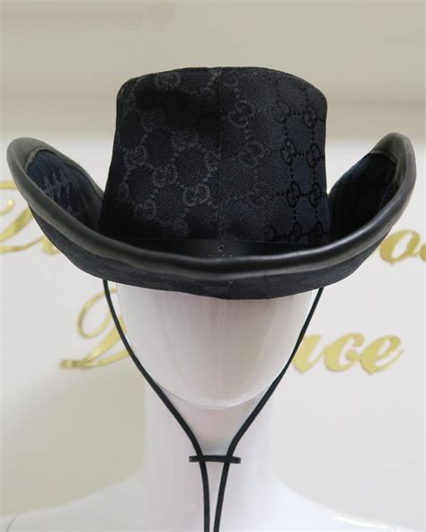 mens grey gucci hat|cowboy hat from gucci.